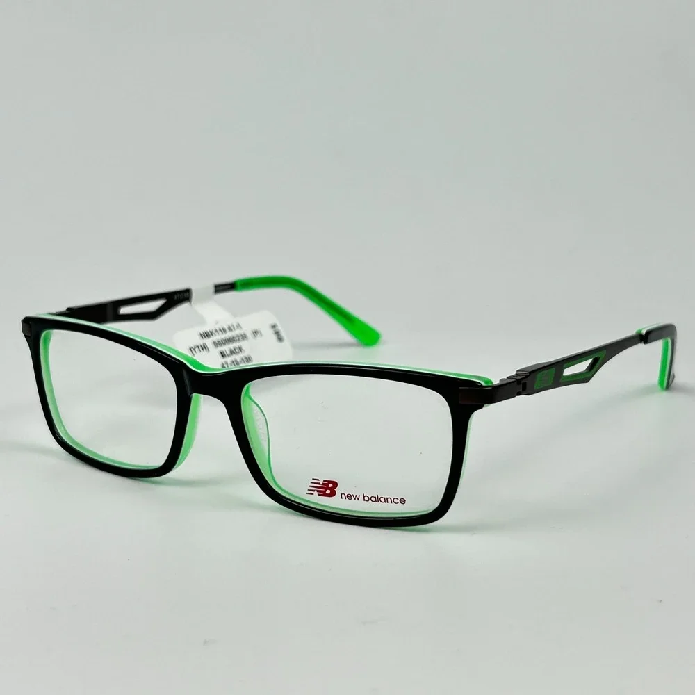 New Balance NBK119-1 Boys Eyeglasses Frame Black Plastic Full Rim 47-15-130 mm